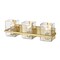 Z-Lite Bennington 3 Light Vanity, Modern Gold & Clear 1938-3V-MGLD - alternate 7